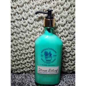Bath & Body Works Aromatherapy Stress Relief lotion- Sandalwood + Eucalpyptus